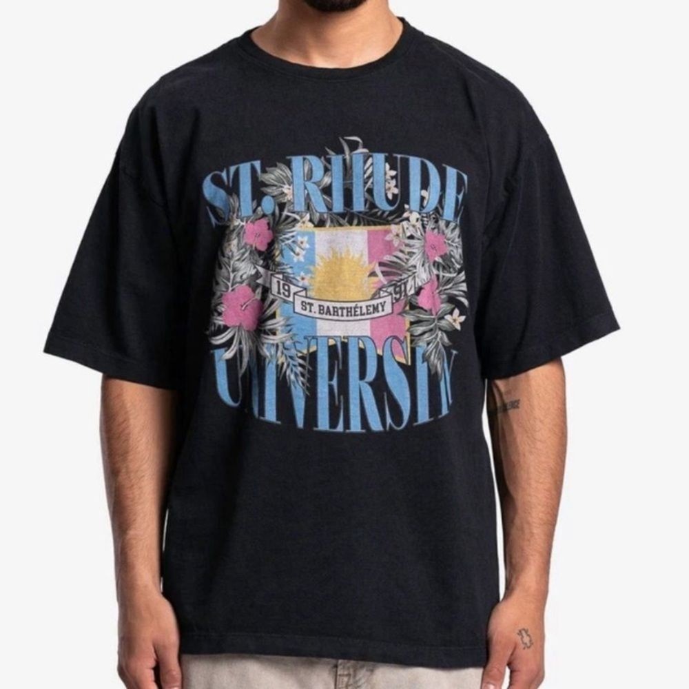 Rhude Men’s St. Rhude University Graphic T-Shirt