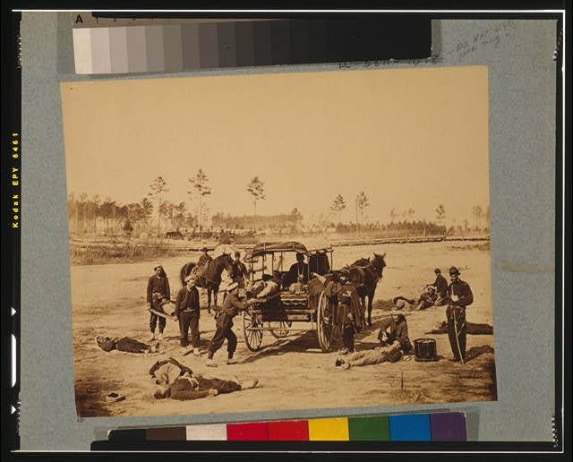 Brandy Station Virginia 1864 Army of the Potomac Ambulance Drill Photo