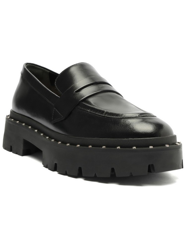 SCHUTZ Black Platform Penny Loafers for Women Size 10 B Slip On Comfort