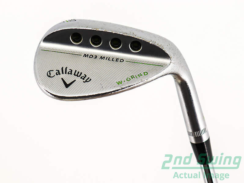 Callaway MD3 Milled Chrome W-Grind 60° Lob Wedge Steel Flex Right 34.75