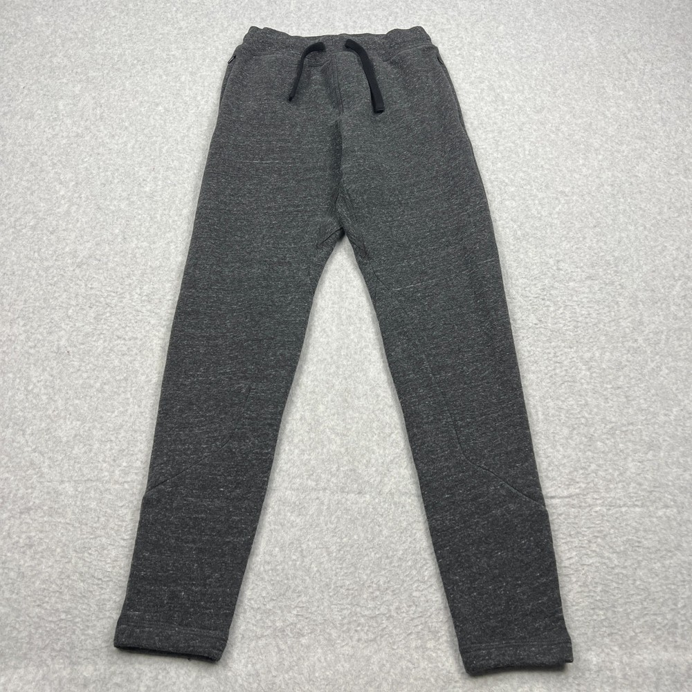 Alo Triumph Sweatpant Men’s Small Gray Fleece Jogger Drawstring Tapered Athletic