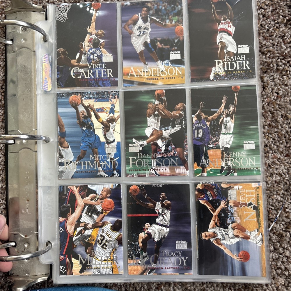 1999-00 Skybox Premium Basketball 125 Card Set with Kobe Bryant, Checklist