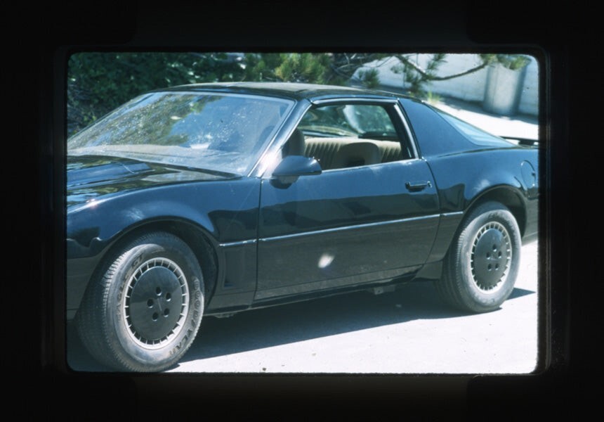 Knight Rider KITT Car Black Pontiac Trans Am Original 35mm Transparency 1984