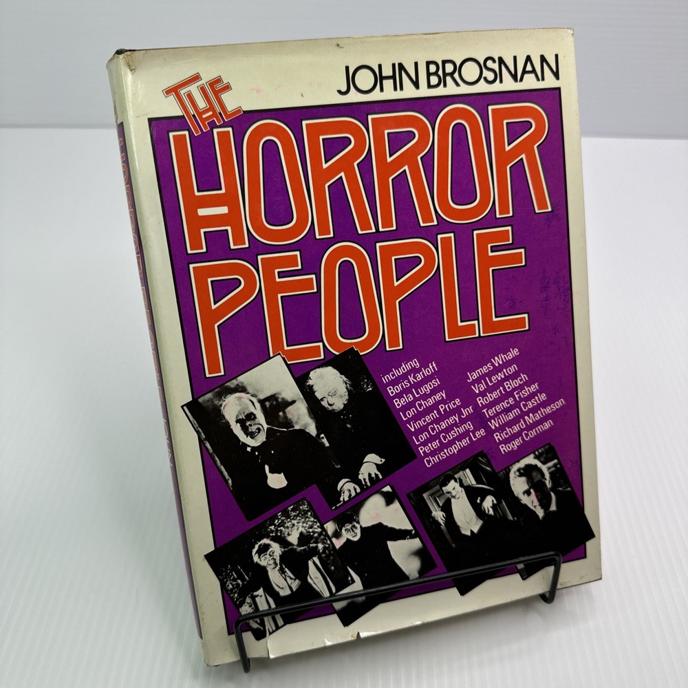 The Horror People John Brosnan 1976 HC Horror Movie History Horror Careers etc