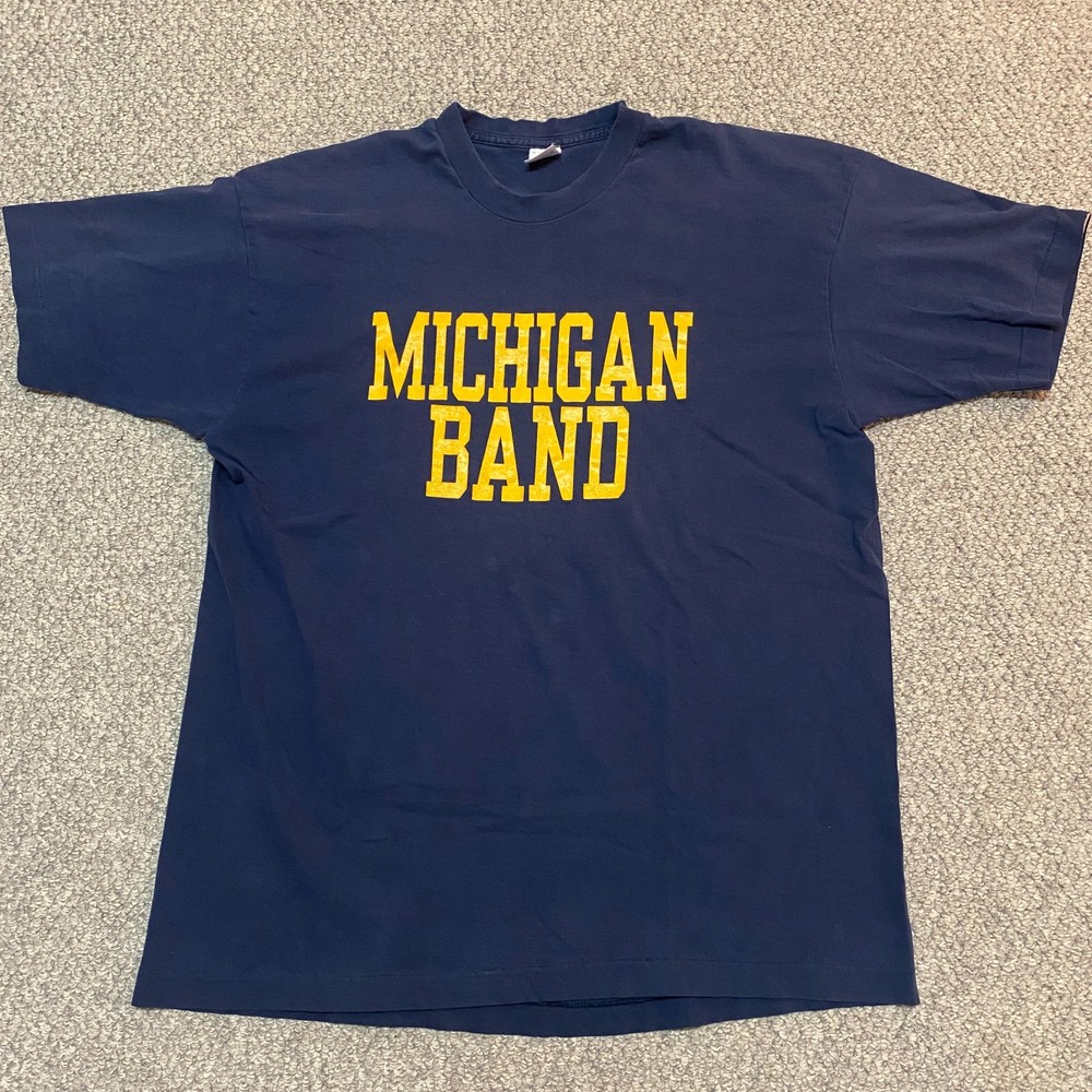 Vintage University of Michigan Band T Shirt Mens Size XXL Single Stitch USA Made