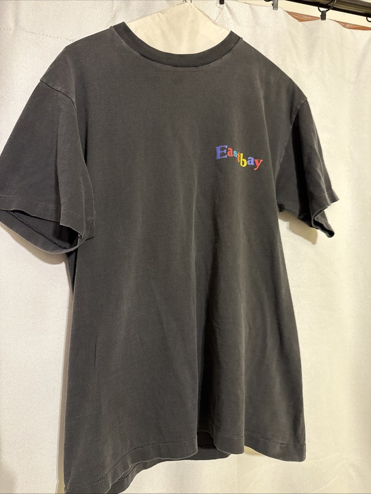 Eastbay Vintage Y2K Graphic Sneakers Front and Back Tee Size Medium