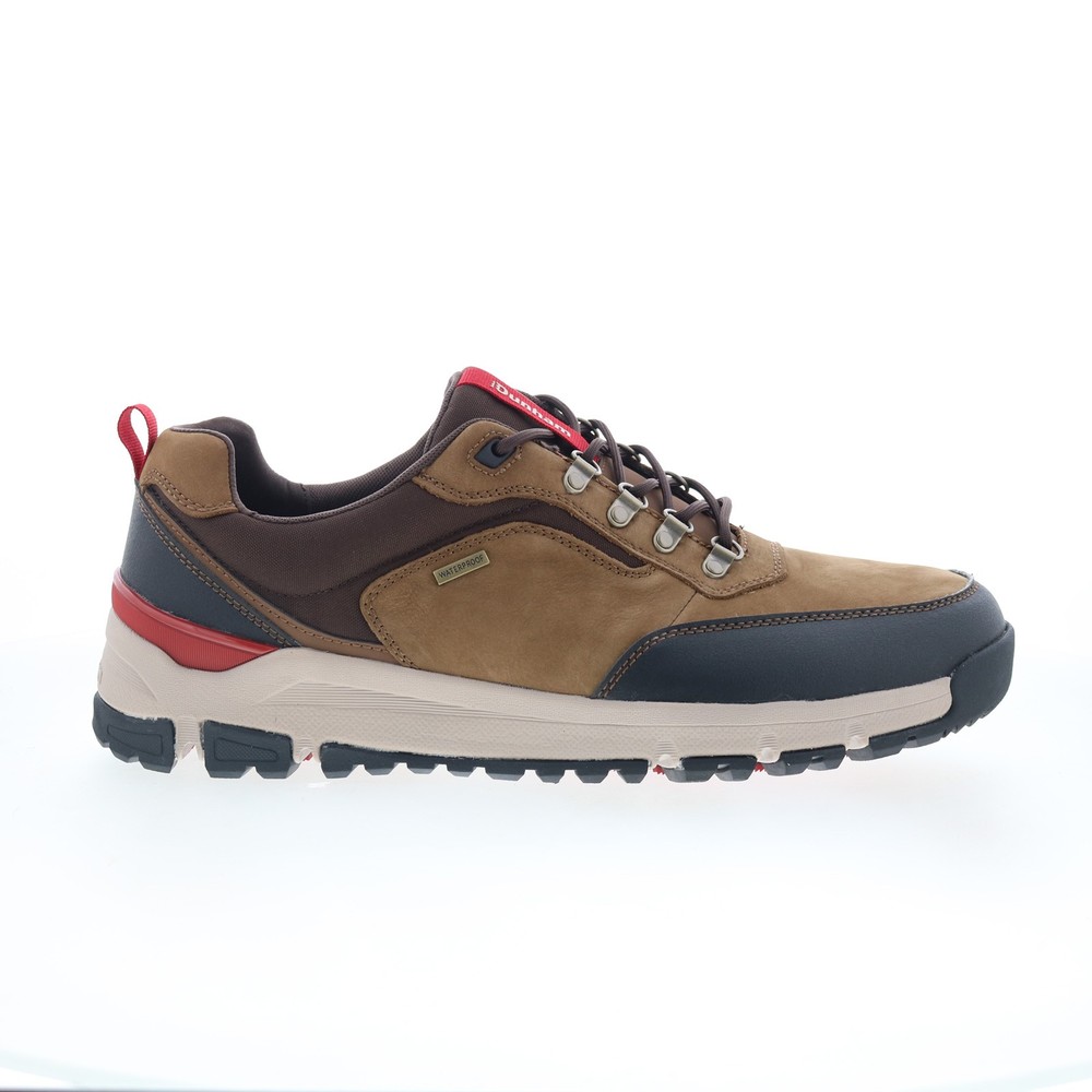 Dunham Alpine WP Lace Up Mens Brown Extra Wide 4E Lifestyle Sneakers Shoes