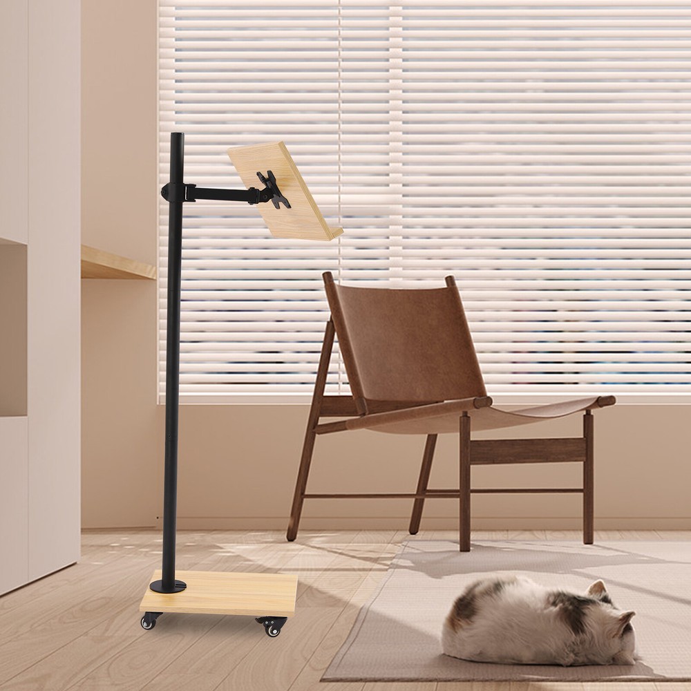 Adjustable Height Book Holder Floor Stand Book Stand for Reading 15.4x11 Inches