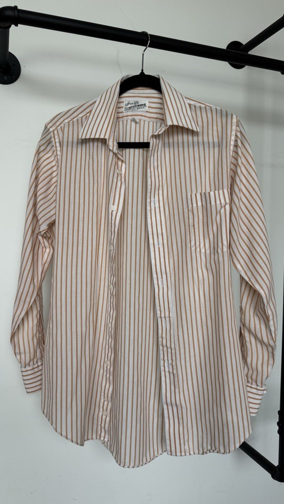 Vintage Sears Striped Long Sleeve Button Down
