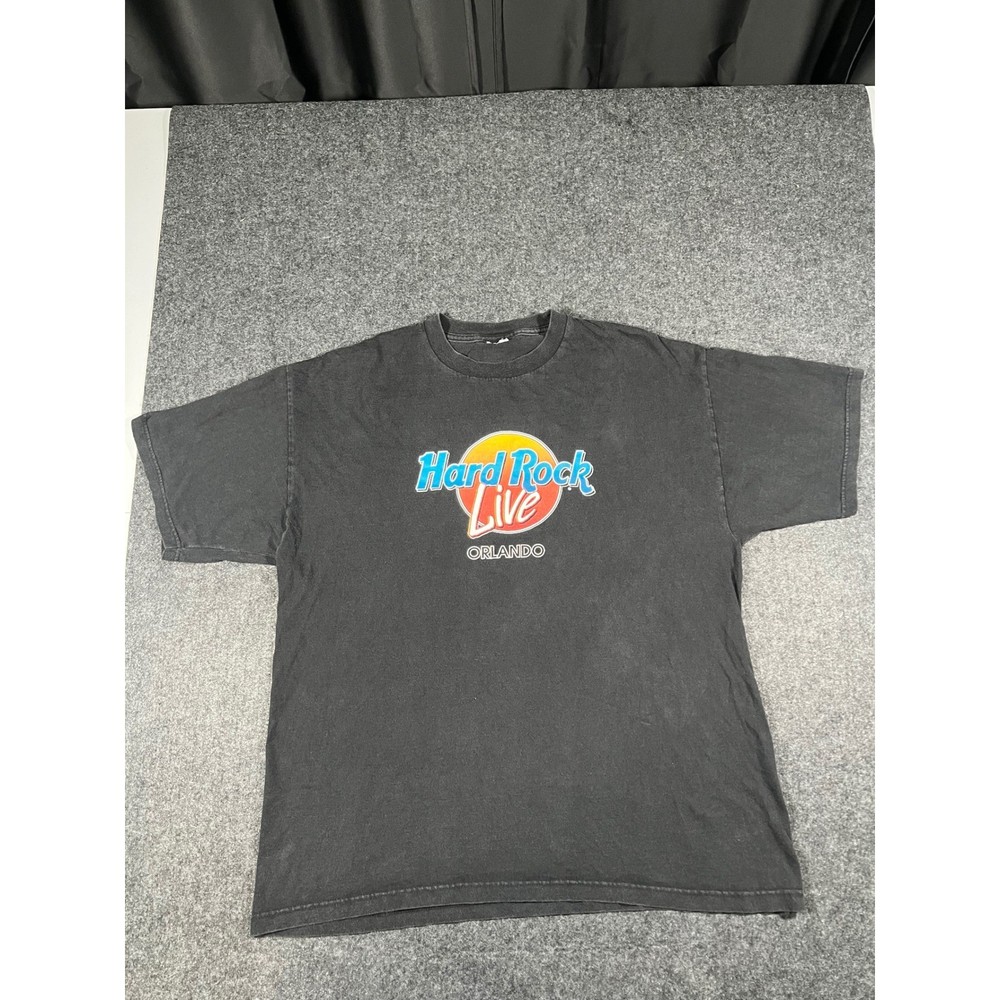 Vintage Hard Rock Live Orlando T Shirt Mens XL Black KC Sunshine Band 2000 Tour
