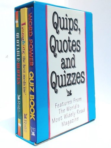 Laughter - the Best Medicine / Quotable Quotes / Word Power Quiz