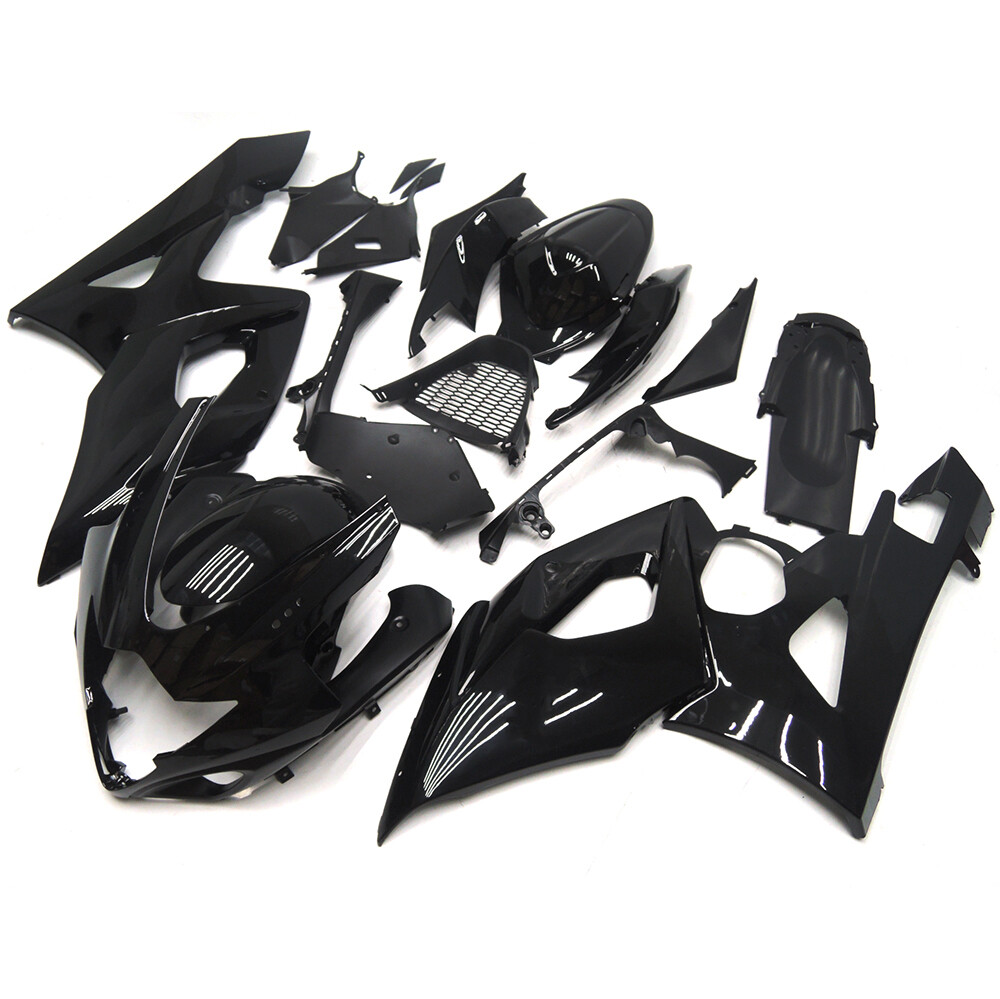 Injection Black Fairing Kit for Suzuki 2005 2006 GSXR1000 K5 05 06 ABS Bodywork