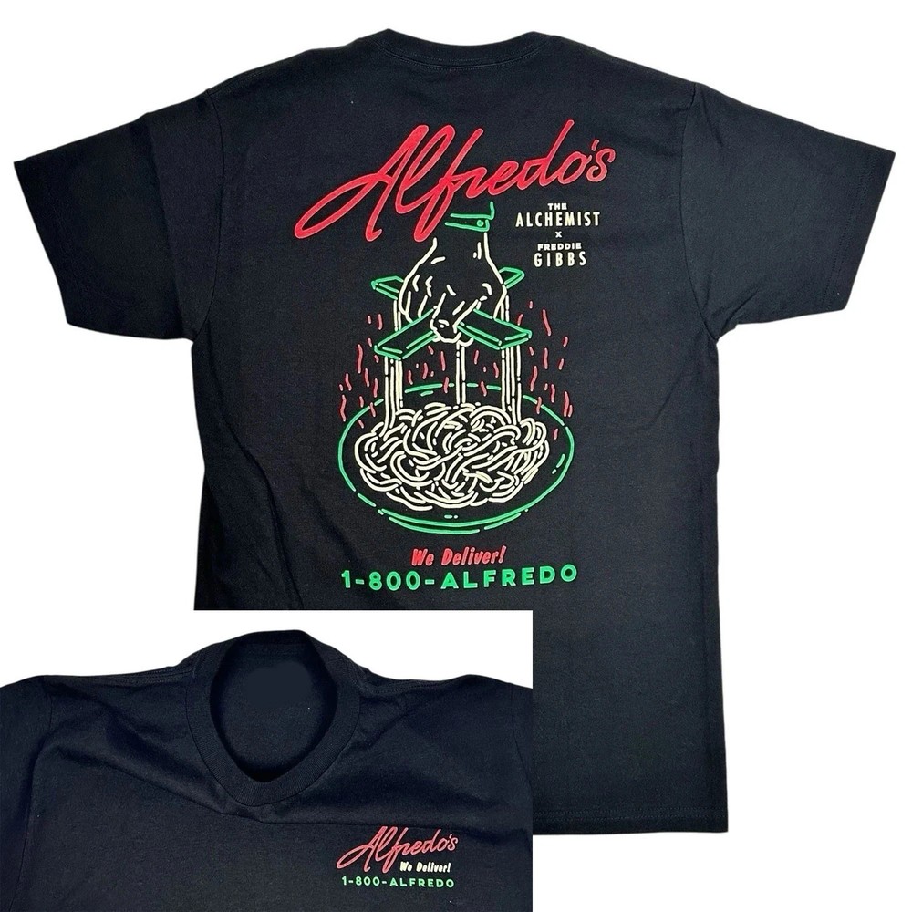 Freddie Gibbs x The Alchemist Alfredo Alfredos Restaurant T-Shirt Reprint