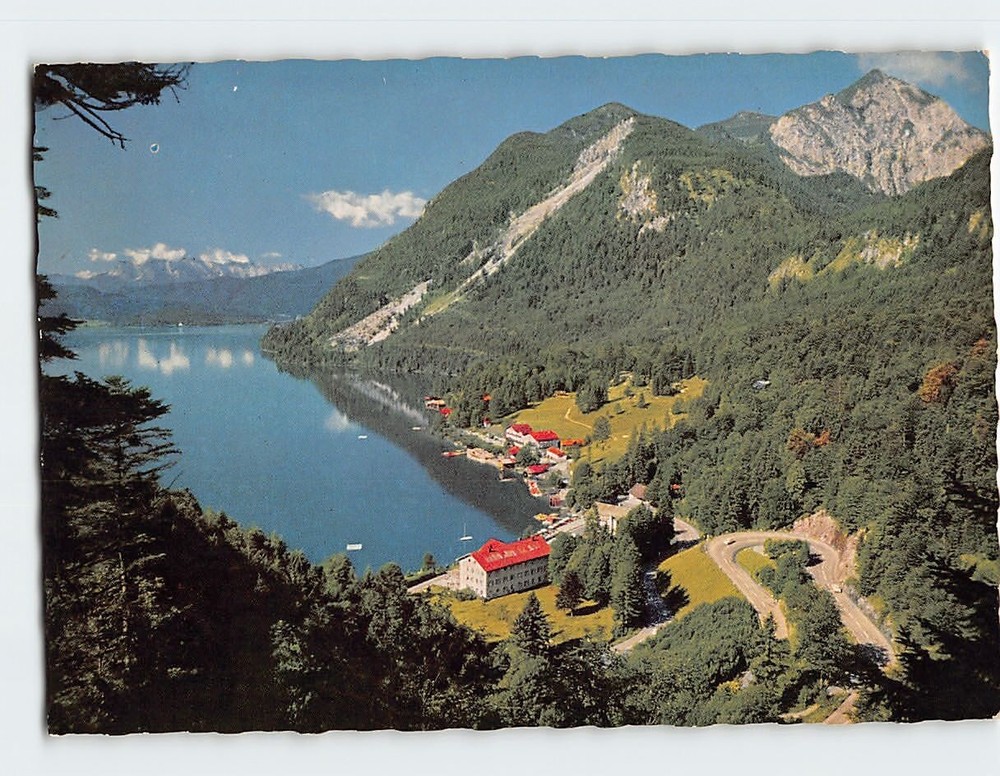 Postcard Urfeld am Walchensee Germany