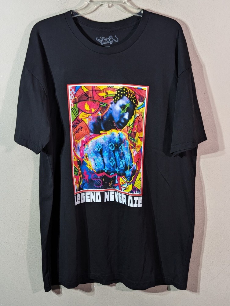 Rare Muhammad Ali Legends Never Die Luxury Picasso Graffiti Abstract Hip Hop XL-image