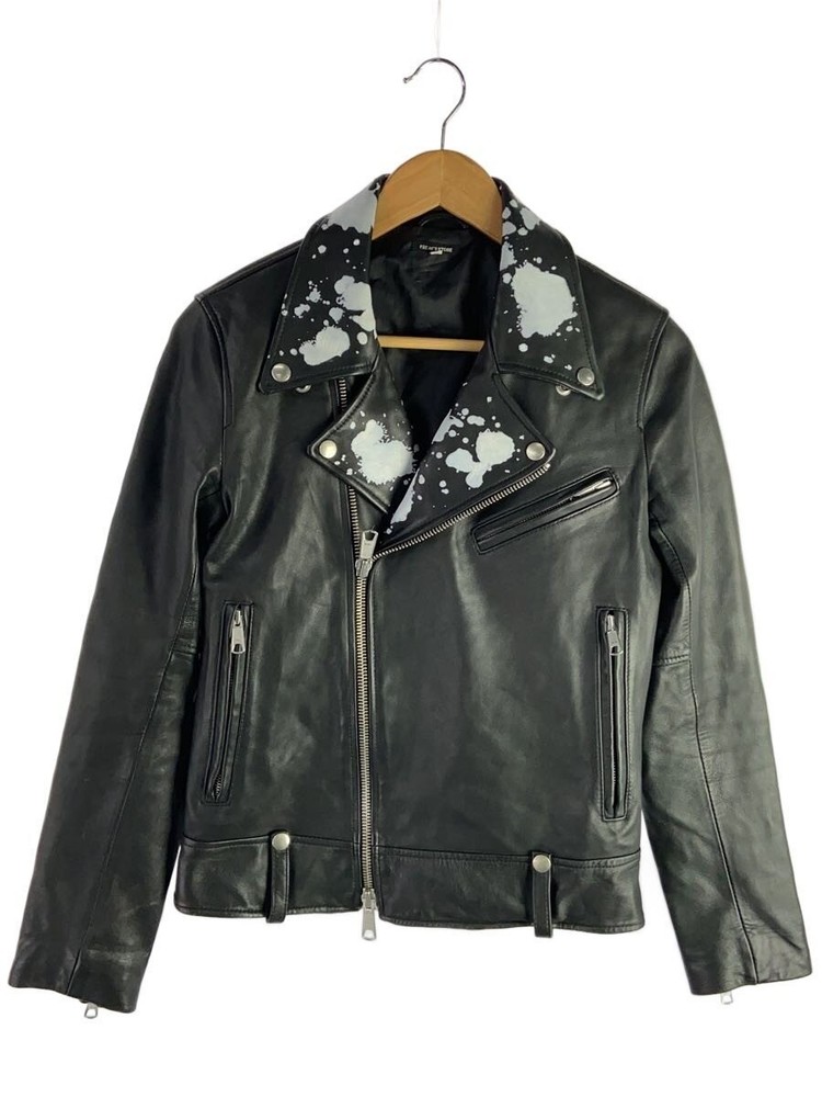 Double Riders Jacket/36/Sheep Leather/Blk/161-1509 3473