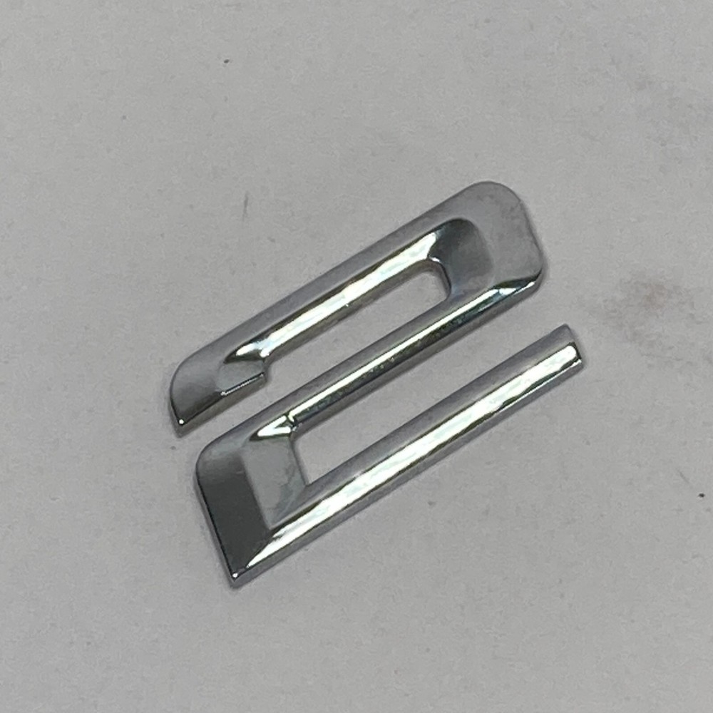 2001-2006 BMW 325CI Rear Trunk Badge Number 2 in Chrome