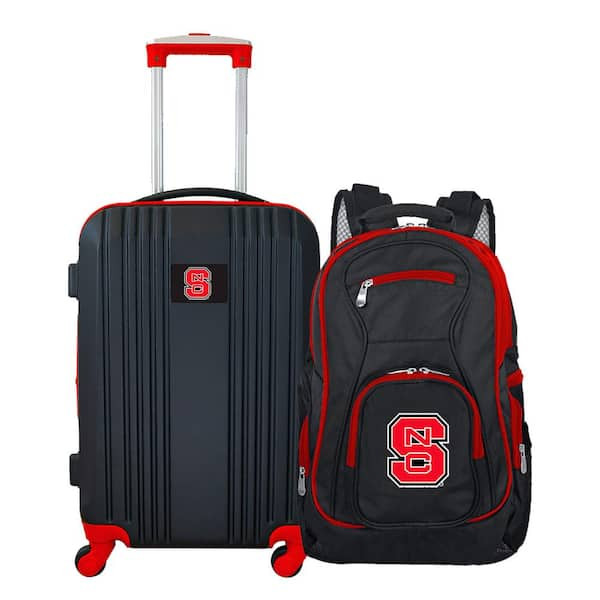 NCAA NC State Wolfpack 2-Piece Luggage Set with Matching Backpack