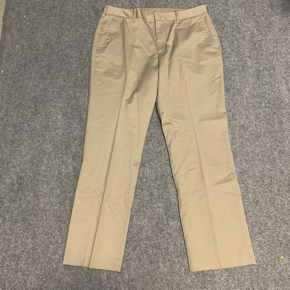 Bonobos Pants Mens 35x30 Straight Chino Cotton Flat Front Cotton Work Wednesday