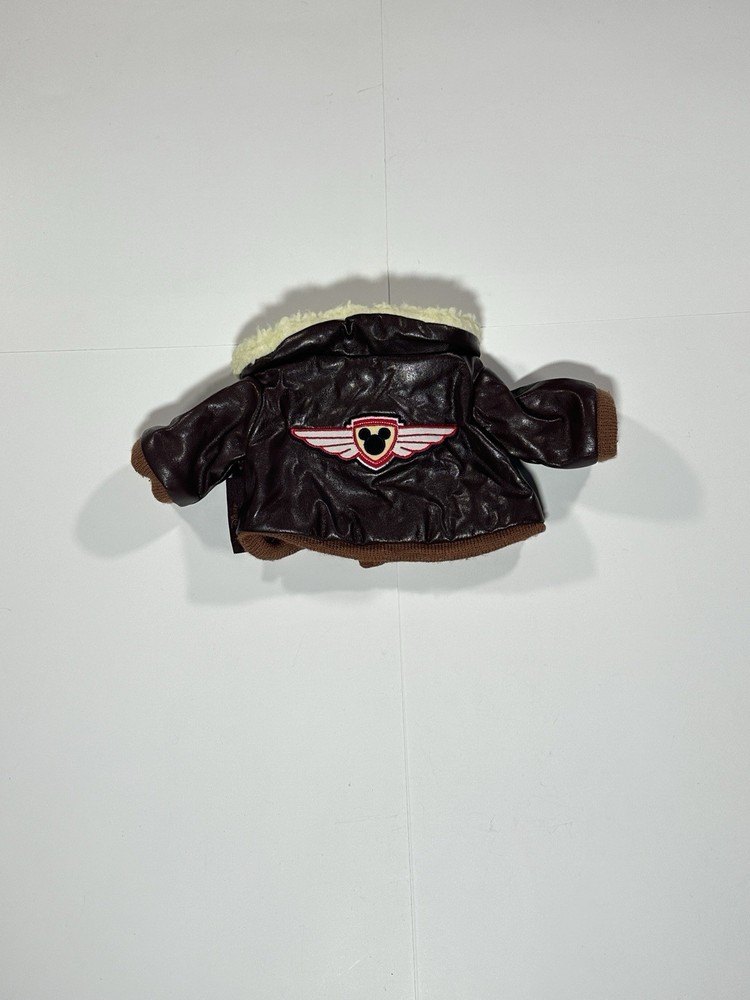 Walt Disney Parks Duffy The Bear Plush Bomber Toy Bear Jacket Authentic Rare