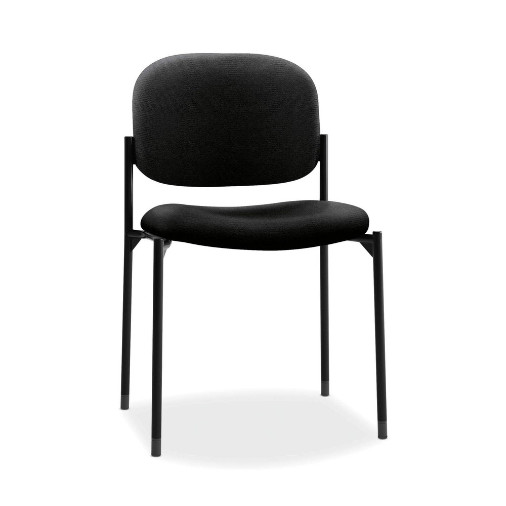 HON Scatter Fabric Guest Office Chair, Armless Stackable Seating for Waiting ...