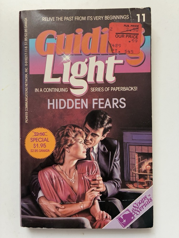 Guiding Light Hidden Fears Paperback Book #11 1987 Soaps Serials Opera TV Show