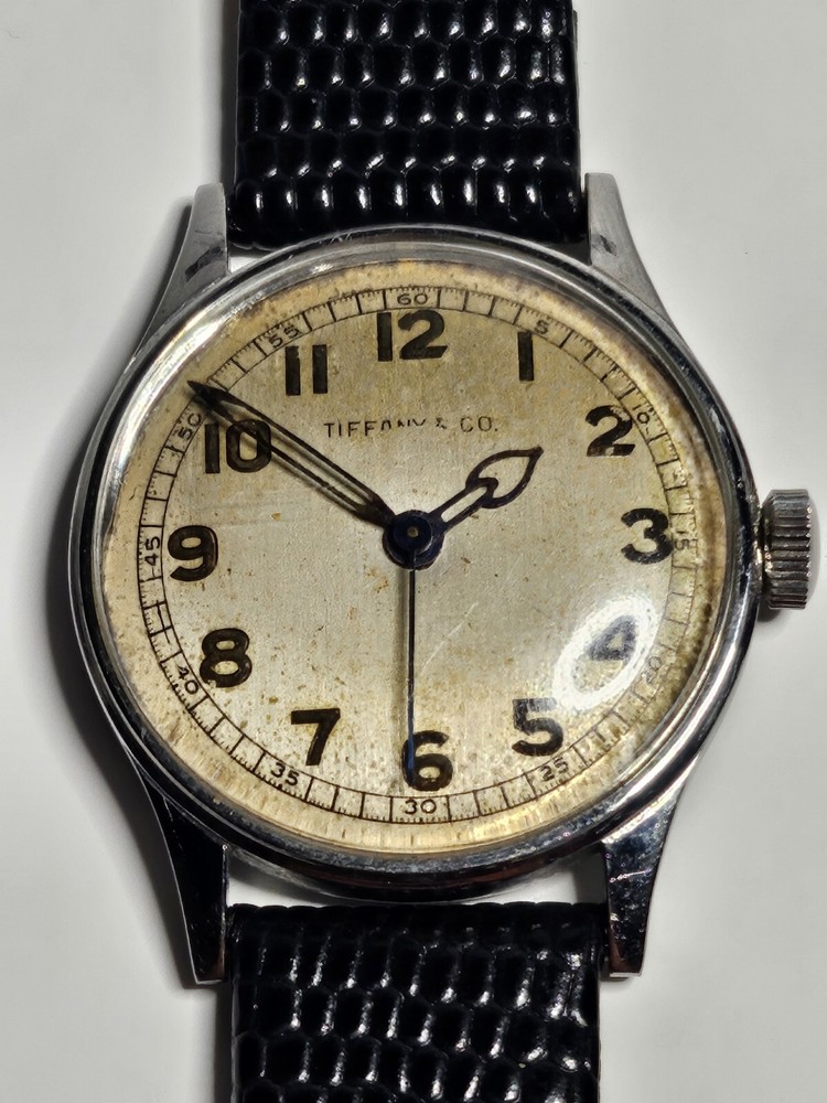 Tiffany&Co Vintage Military Watch, Concord Movement, Running