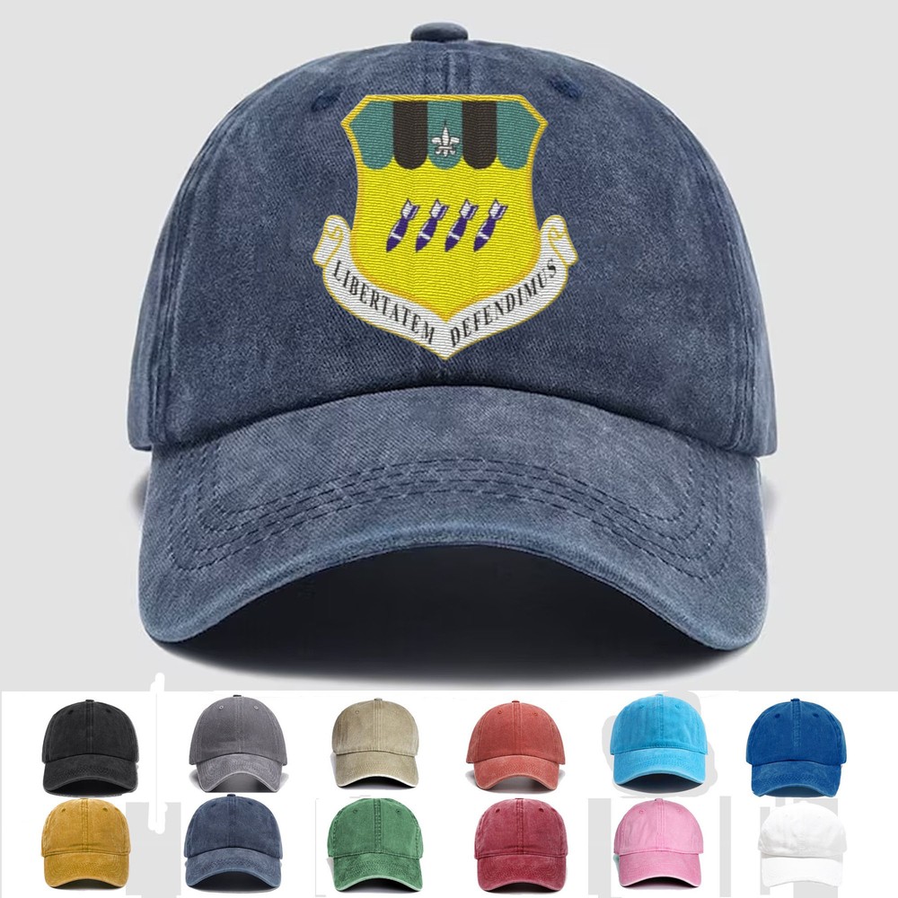 Custom Personalization Embroidered Hat 2nd Bomb Wing, Veteran Cap, Trucker Hat