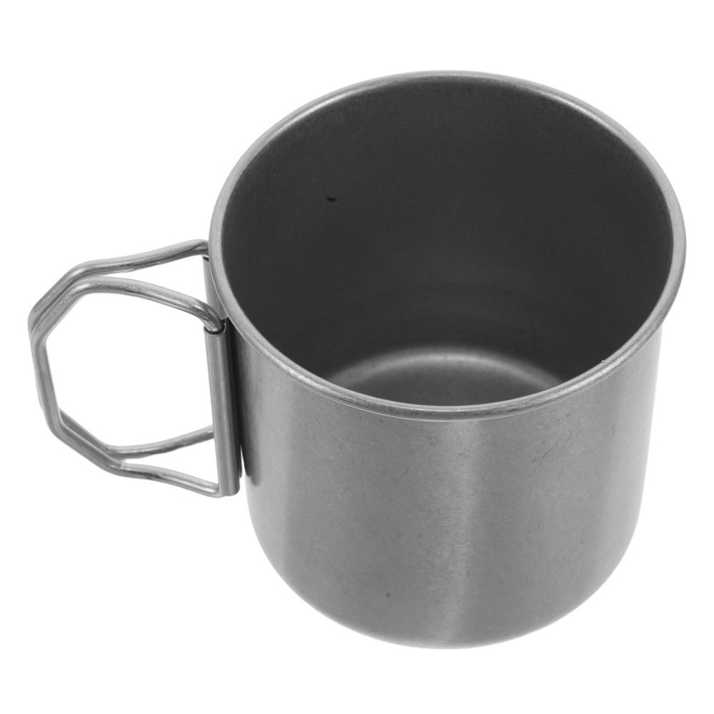 Backpacking Coffee Cup Camping Foldable Stainless Steel Convenient Water Mug