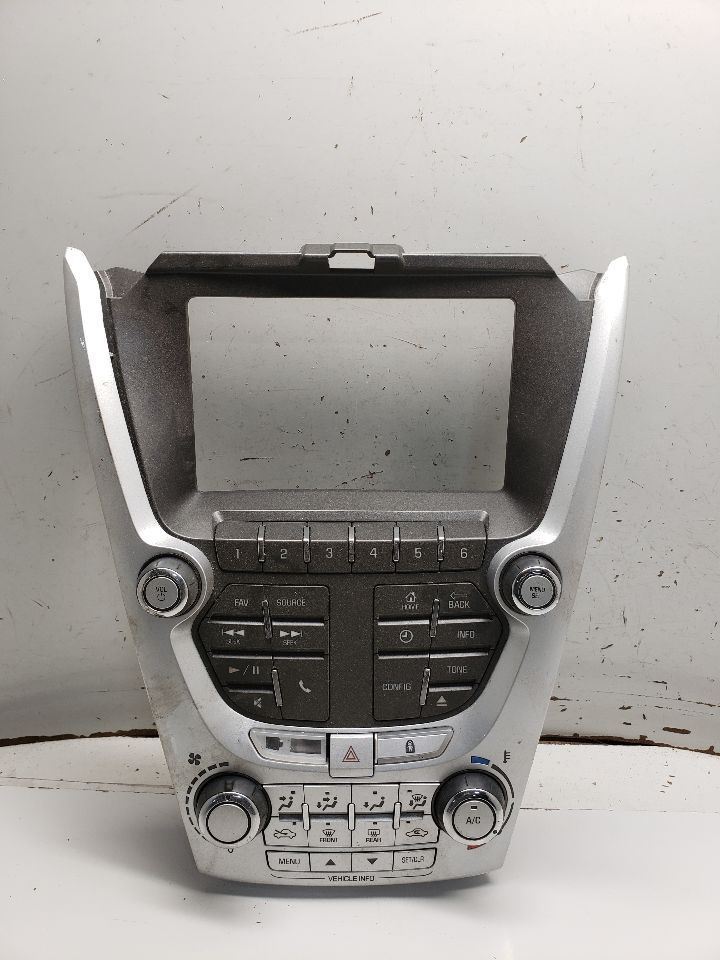 Audio Equipment Radio Control Panel AC Opt C67 Fits 12-15 EQUINOX 1328822