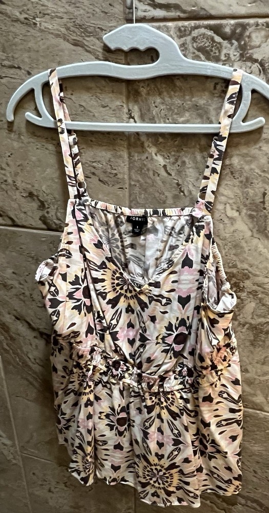 Torrid Women's Size 1 Sexy Sleeveless Babydoll Blouse/Top, Multicolor