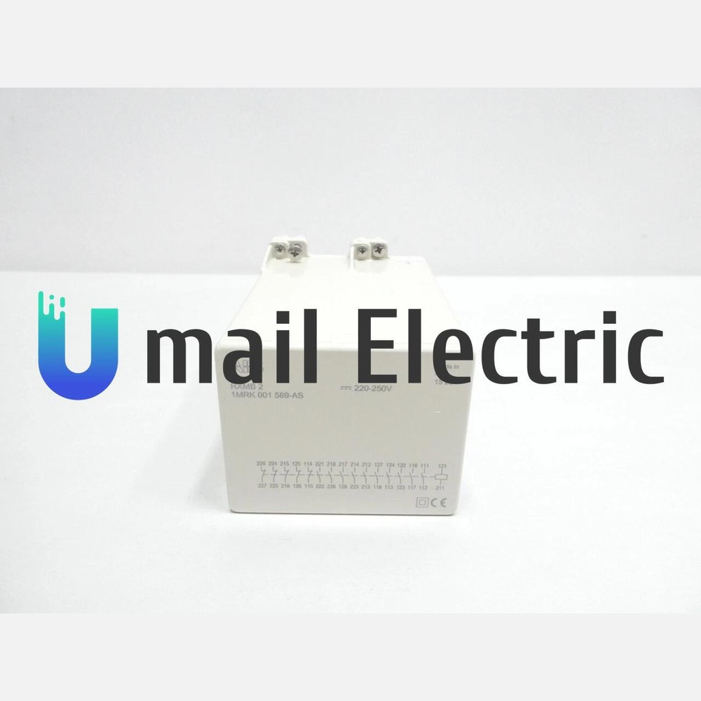 Abb RXMB 2 1MRK 001 589-AS Plug-in Relay 220-250v-dc