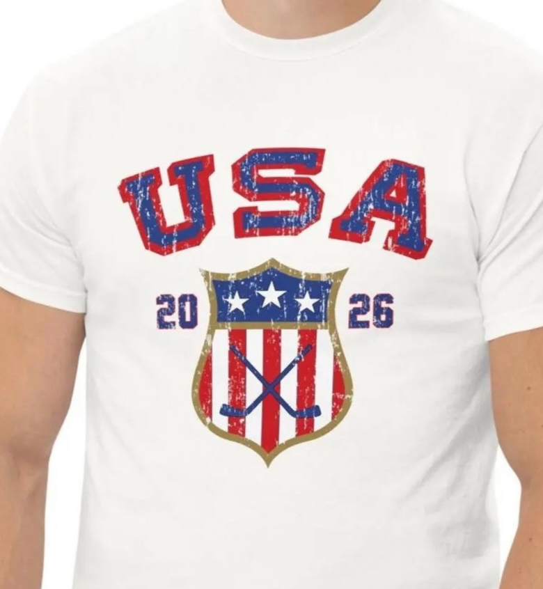 USA Olympic Hockey Shirt 2026 | Adult Hockey Shirt