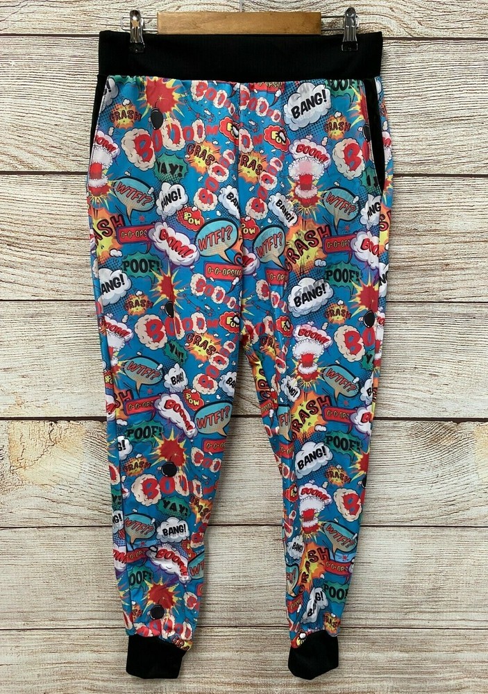 Kayden K Jogger Pants Mens Small Skinny BOOM Poly Stretch New Made in USA