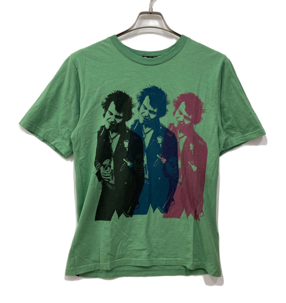 Hysteric Glamour Dennis Morris Sid Vicious T-Shirt Green Size S 20SS Japan Used