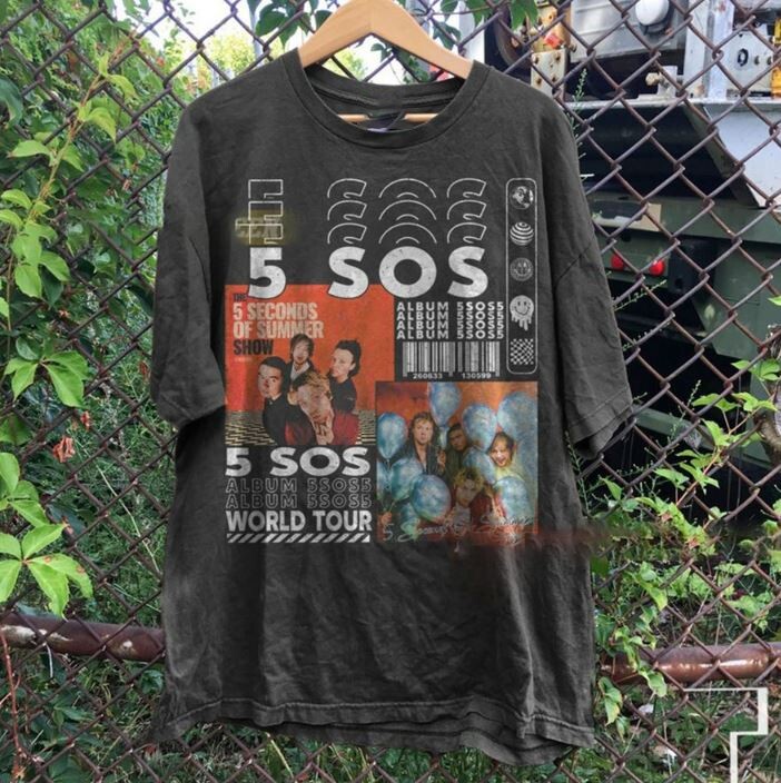 5 Seconds Of Summer Music Shirt, The Show 2023 Tour 5 Seconds Of Summer shirt