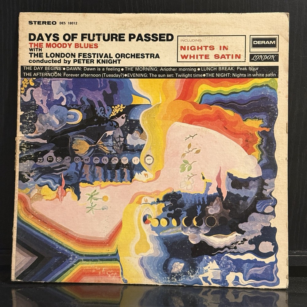 MOODY BLUES Days Of Future Passed 1968 Deram BW STERLING Press DES 18012 EX/VG+