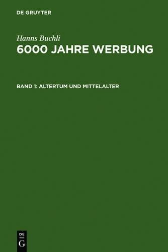 Hanns Buchli Altertum und Mittelalter (Hardback)