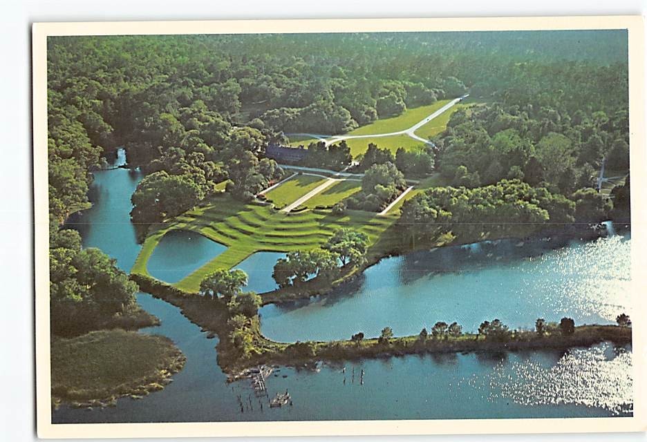 Postcard Aerial View Middleton Place Charleston South Carolina USA