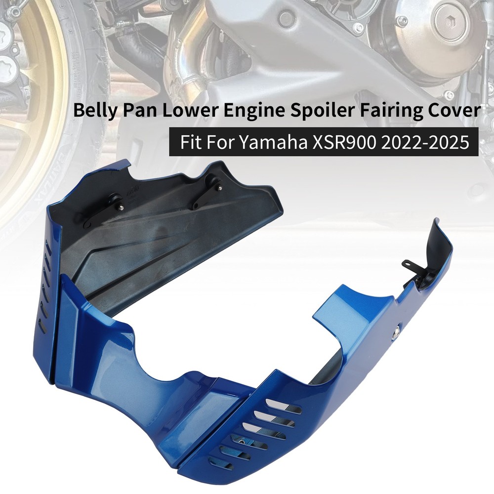 Belly Pan Lower Engine Spoiler Fairing Cover For Yamaha XSR900 2022-2025 Blue