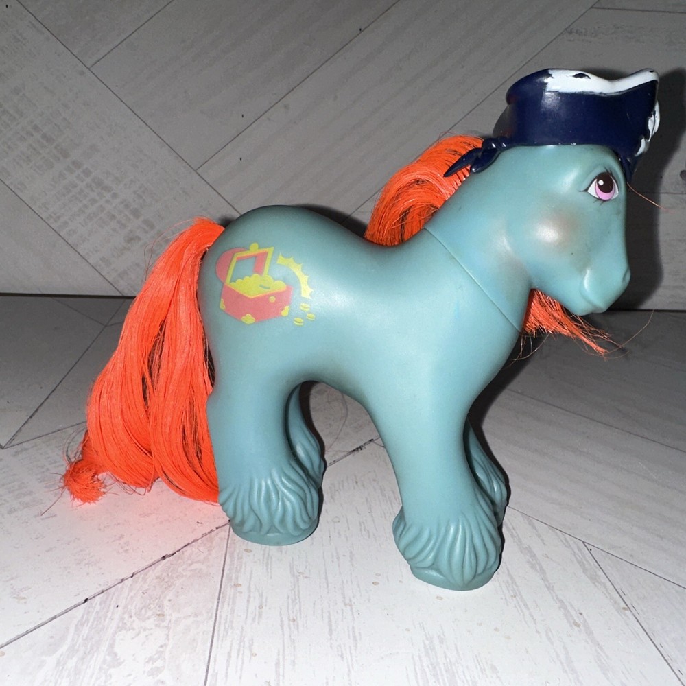 My Little Pony Big Brother Barnacle W/ Pirate Hat  MLP G1 Vintage