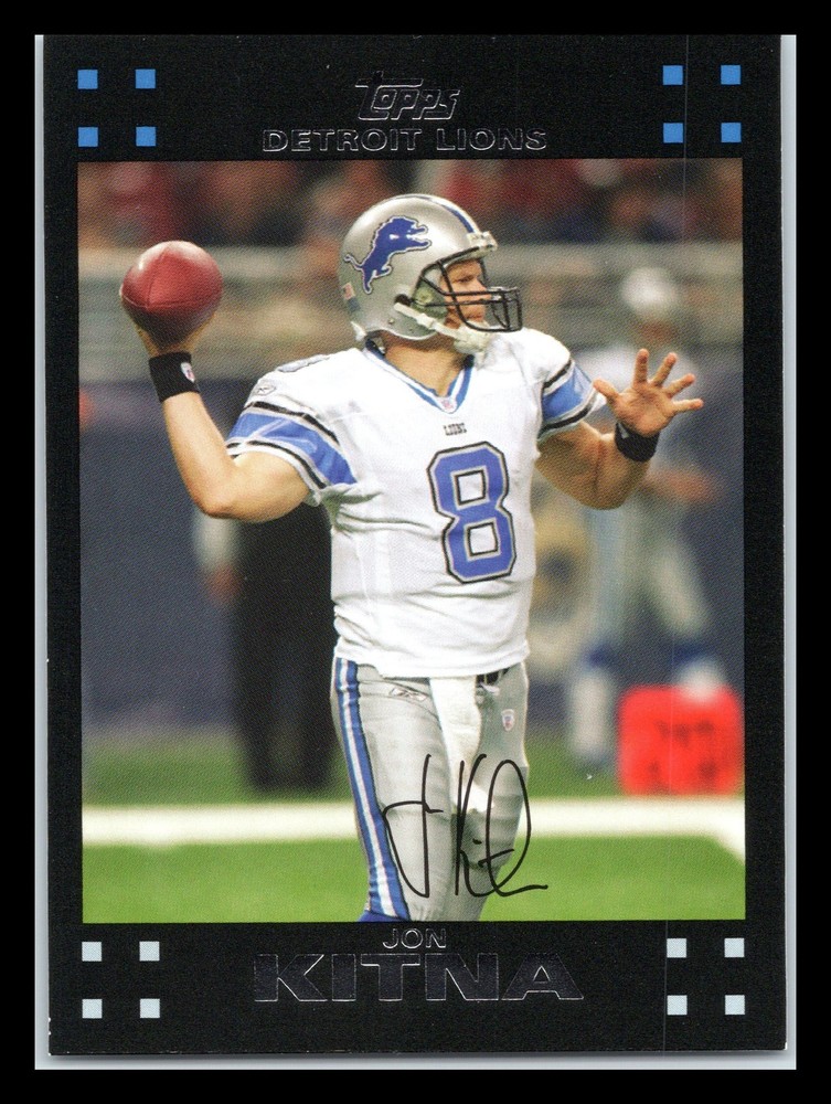 2007 Topps #17 Jon Kitna Detroit Lions