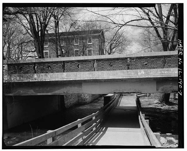 Fullersburg Bridge,Spanning Salt Creek,York Road,Oak Brook,Du Page County,IL,6