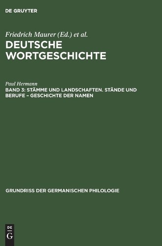 Paul Hermann Stämme Und Landschaften. Stände Und Berufe - Geschichte  (Hardback)