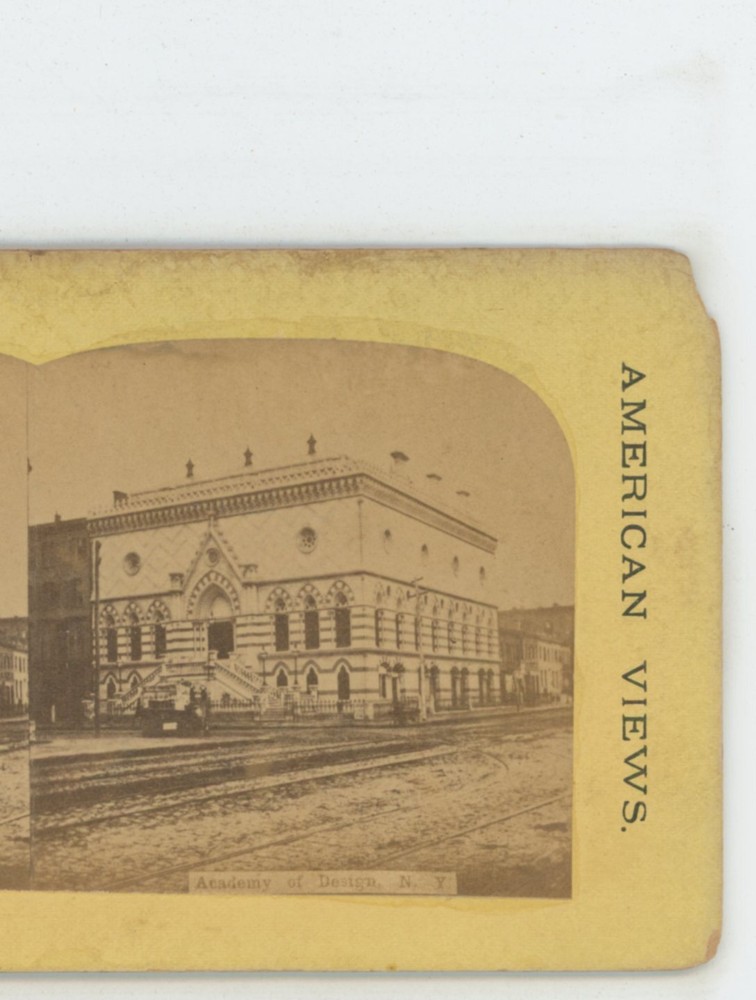 Academy of Design New York NY Stereoview-image
