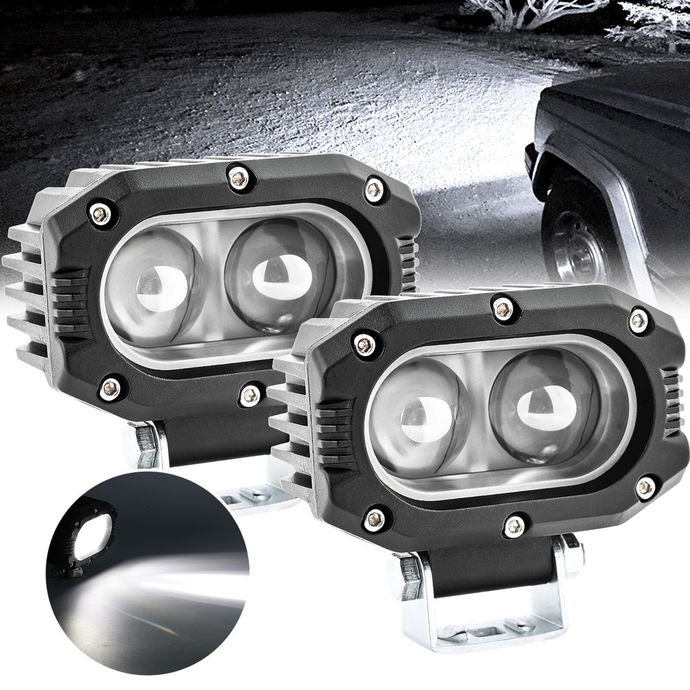 12V 4 Inch LED Spot Pods for Truck Tractor Off Road Work Lights  