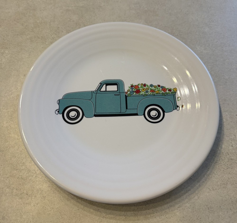 Fiesta Lunch Plate Spring Truck Belk NWT 9 Inch First Quality Pristine New