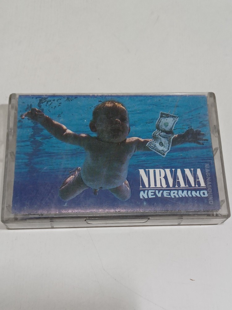 Nirvana Kurt Cobain Nevermind Rare Orig Cassette Tape India Indian 2000 Inlay