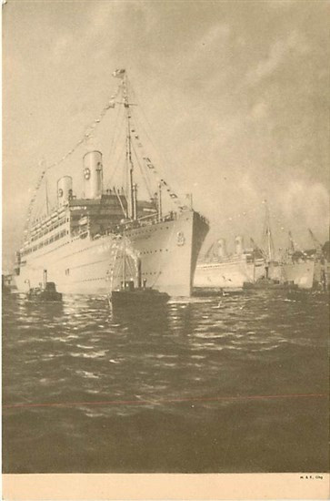 Steamers, Swedish American Liners, Kungsholm, Gripsholm