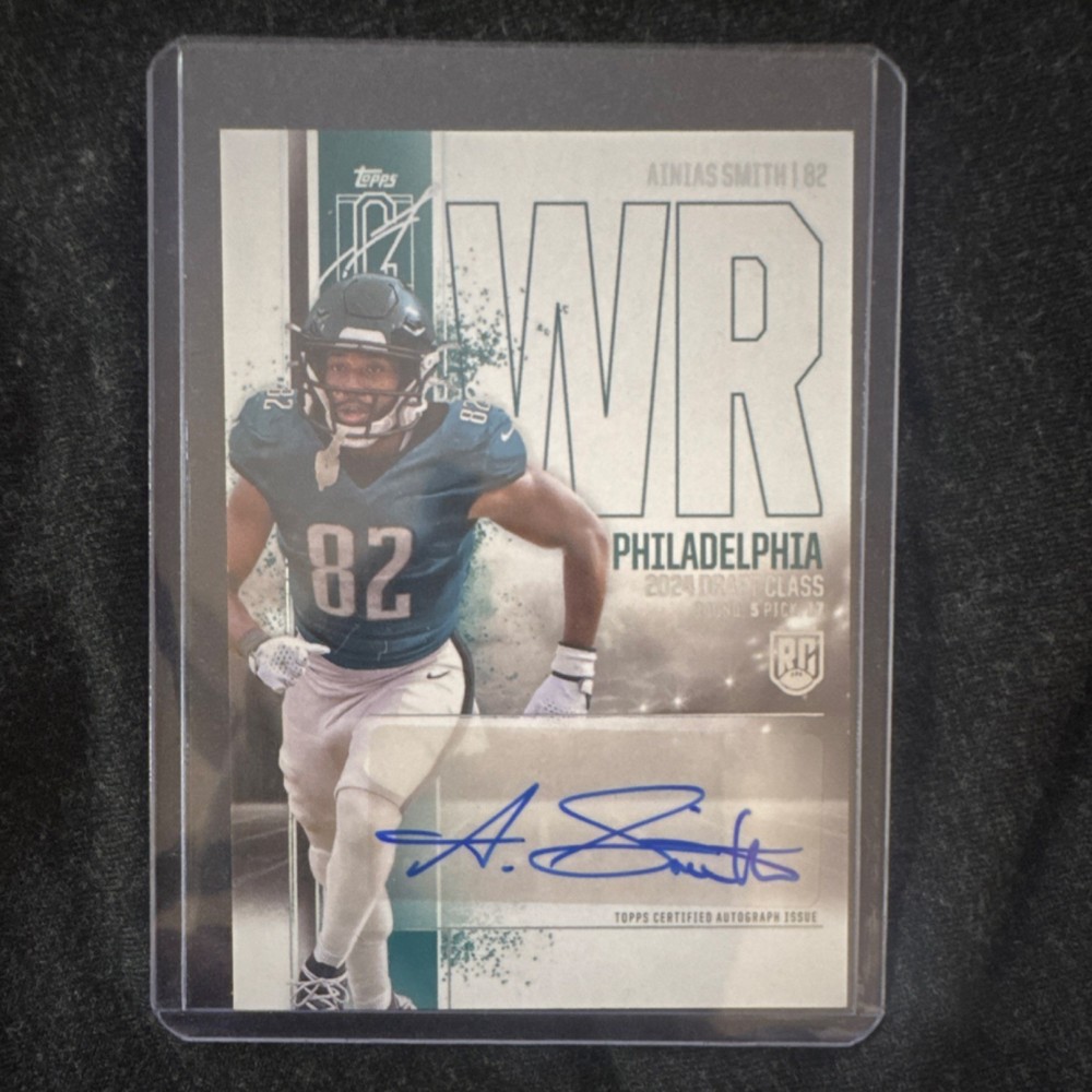 2024 Topps Signature Class Ainias Smith Eagles Rookie Auto Variation RCA-AS